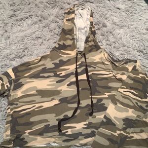 cropped hoodie